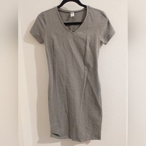 Old Navy grey bodycon dress xs